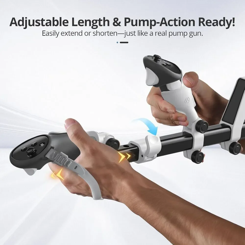 VR Gaming Gunstock Gaming Rifle Pump Action Grips Left-Hand Friendly NEW
